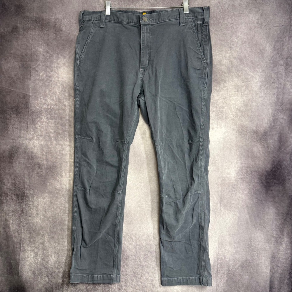 Carhartt Straight Fit Work Pants Shadow Gray 102821-029 Mens 38x30